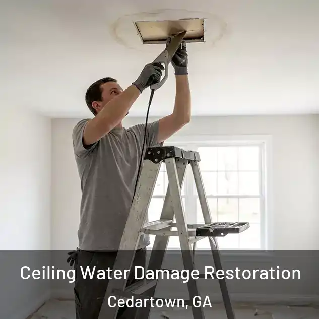  Ceiling Water Damage Restoration Cedartown, GA