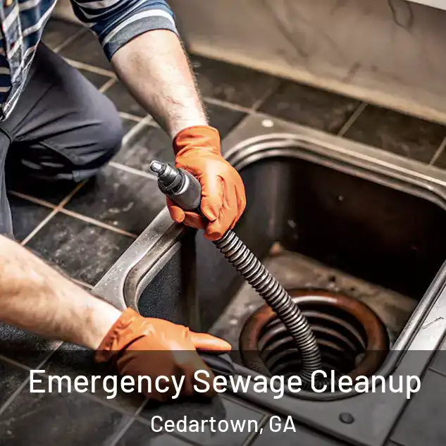 Emergency Sewage Cleanup Cedartown, GA