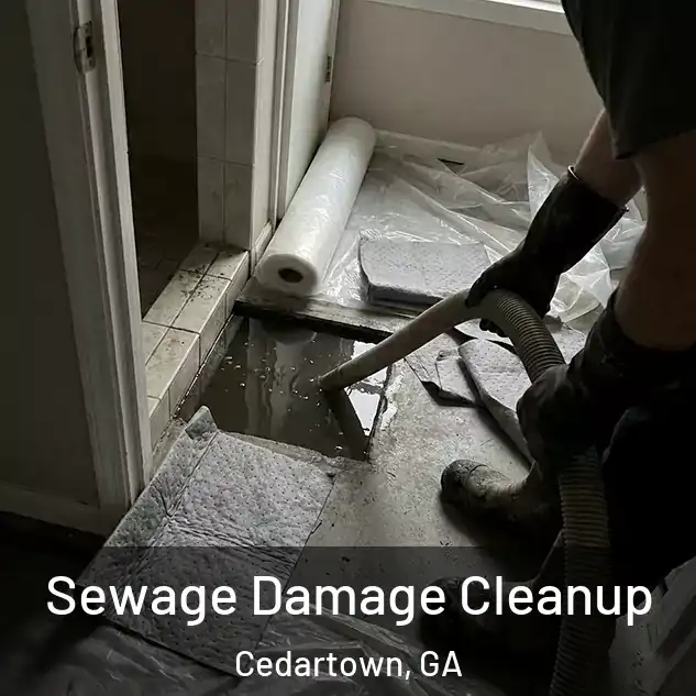  Sewage Damage Cleanup Cedartown, GA